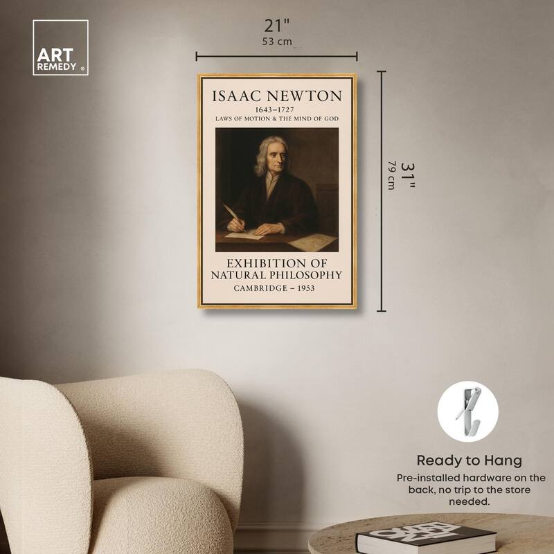 Newtonian Mind Canvas by Art Remedy