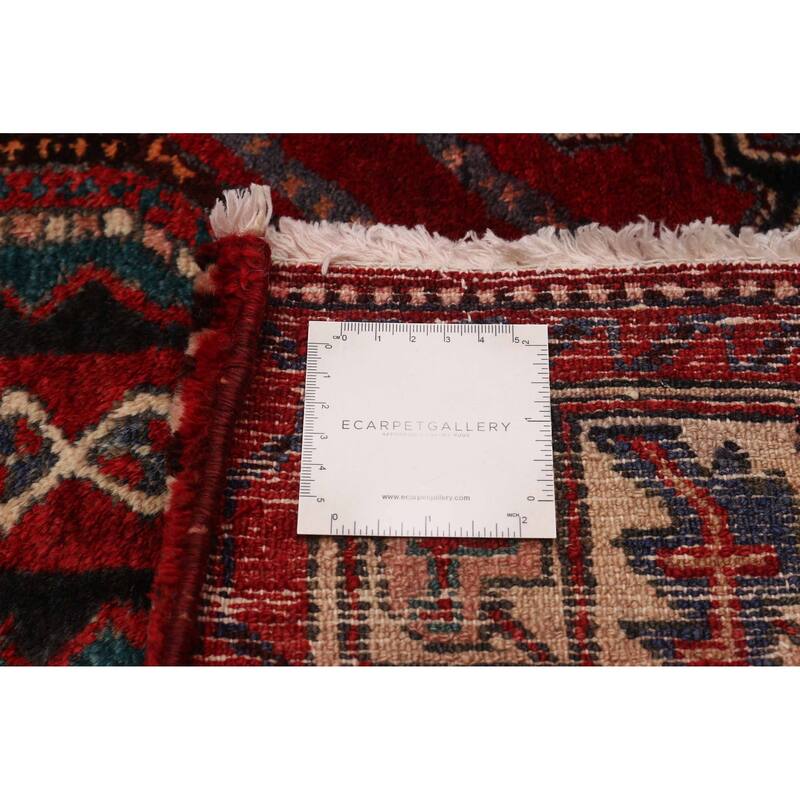 ECARPETGALLERY Hand-knotted Konya Anatolian Black, Red Wool Rug - 3'5 x 9'6