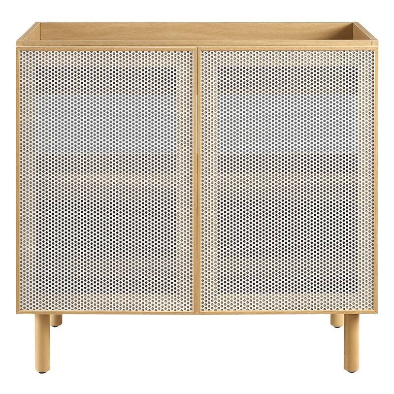 Calla 36" Perforated Metal Bathroom Vanity Cabinet (Sink Basin Not Included)
