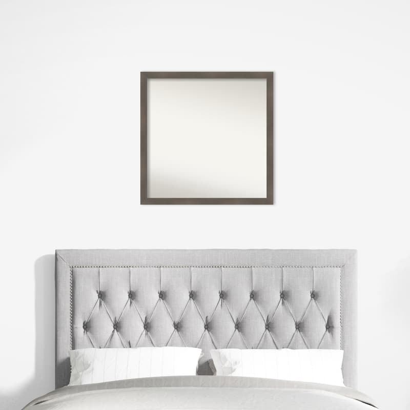 Edwin Non-Beveled Wood Framed Wall Mirror
