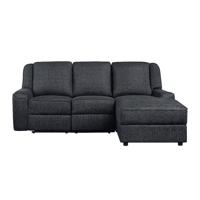 Hassan 2-Piece Manual Reclining Sectional Sofa with Right Chaise