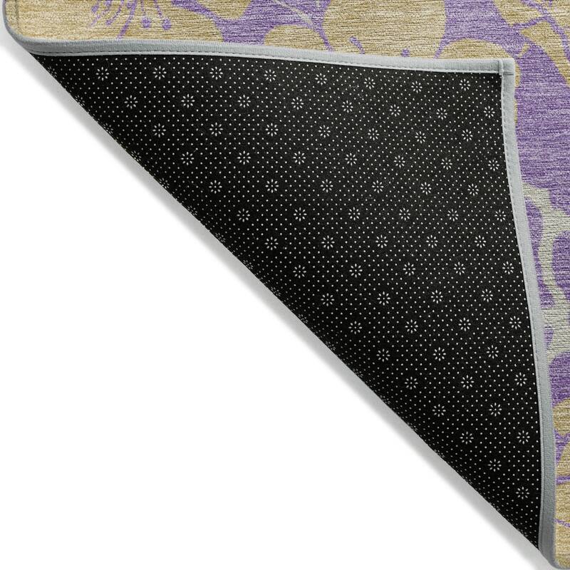 HomeRoots Floral Transitional Rectangle Outdoor Rug