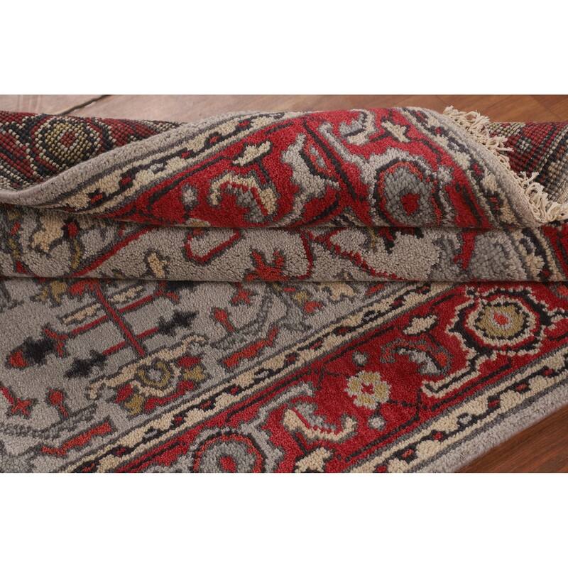 Heriz Serapi Oriental Foyer Rug Handmade Bedroom Wool Carpet - 4'1"x 5'11"