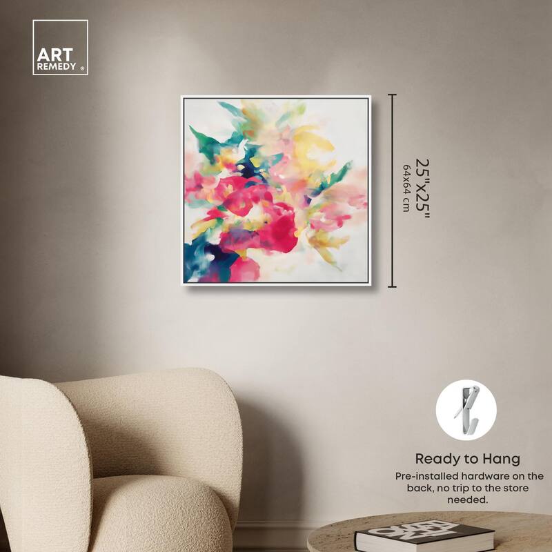 Essence of a Flower II Canvas by Art Remedy