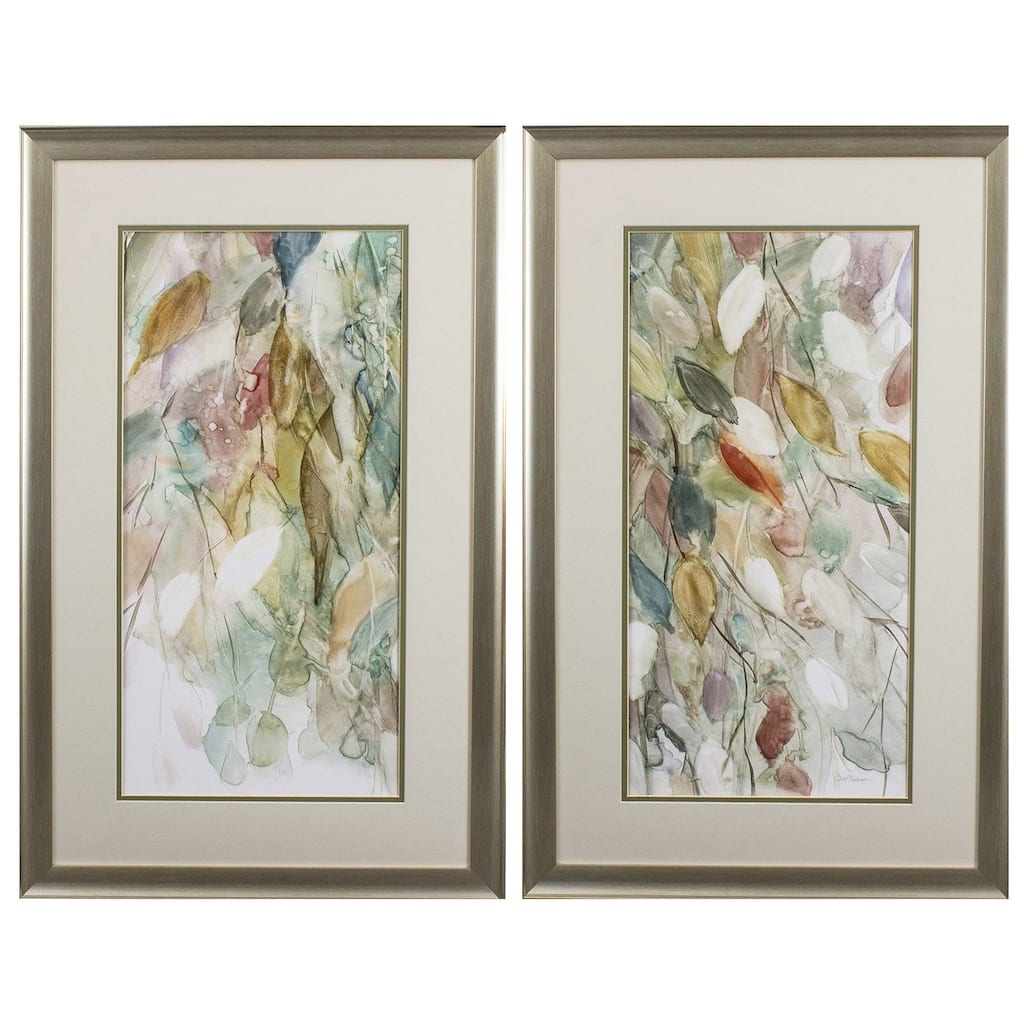 Rainy Cascade S/2 Framed Art Under glass