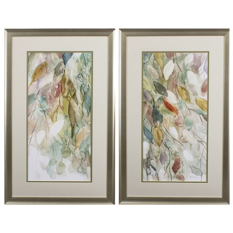 Rainy Cascade S/2 Framed Art Under glass - 33 X 21 X 1