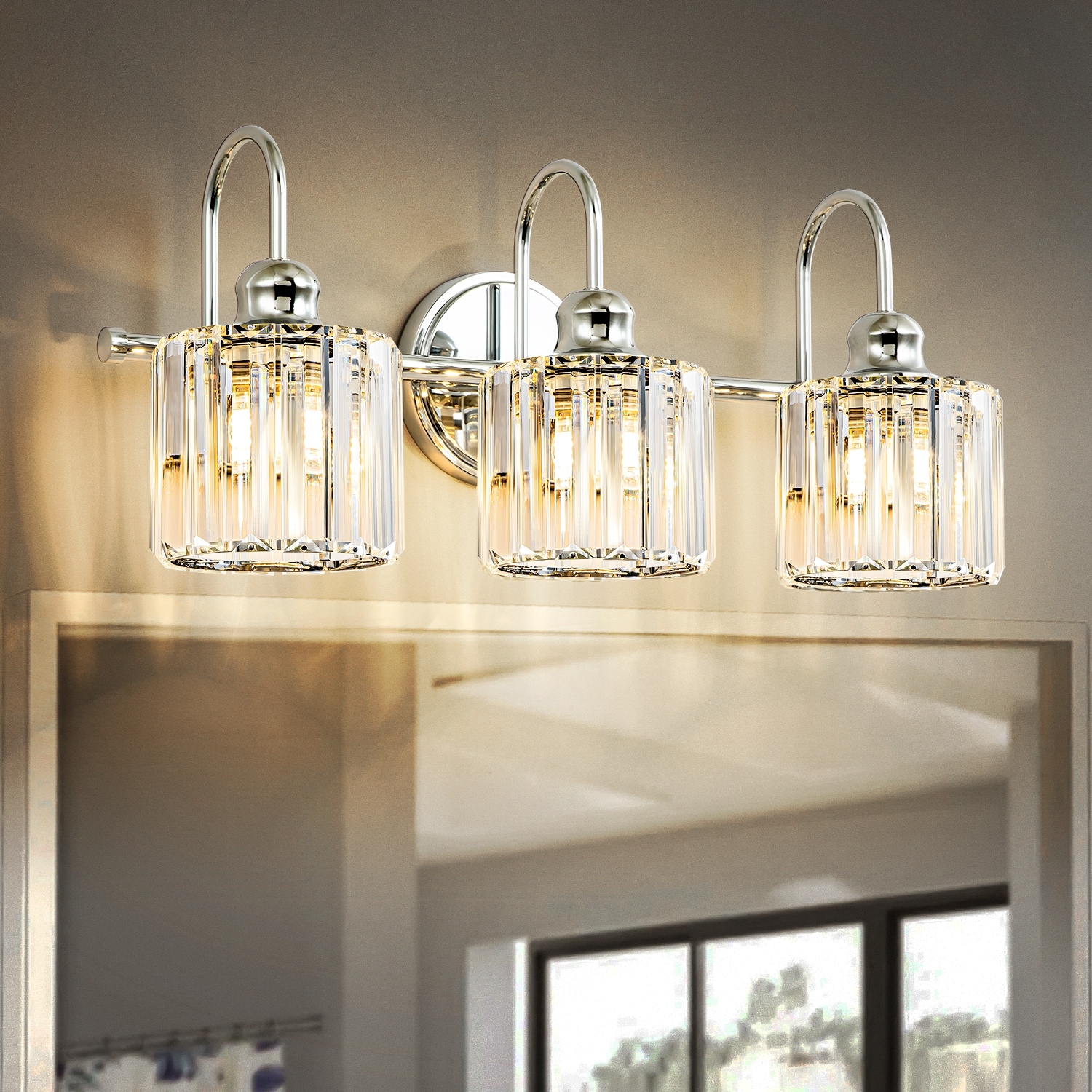 Chandelier bathroom vanity lighting outlet