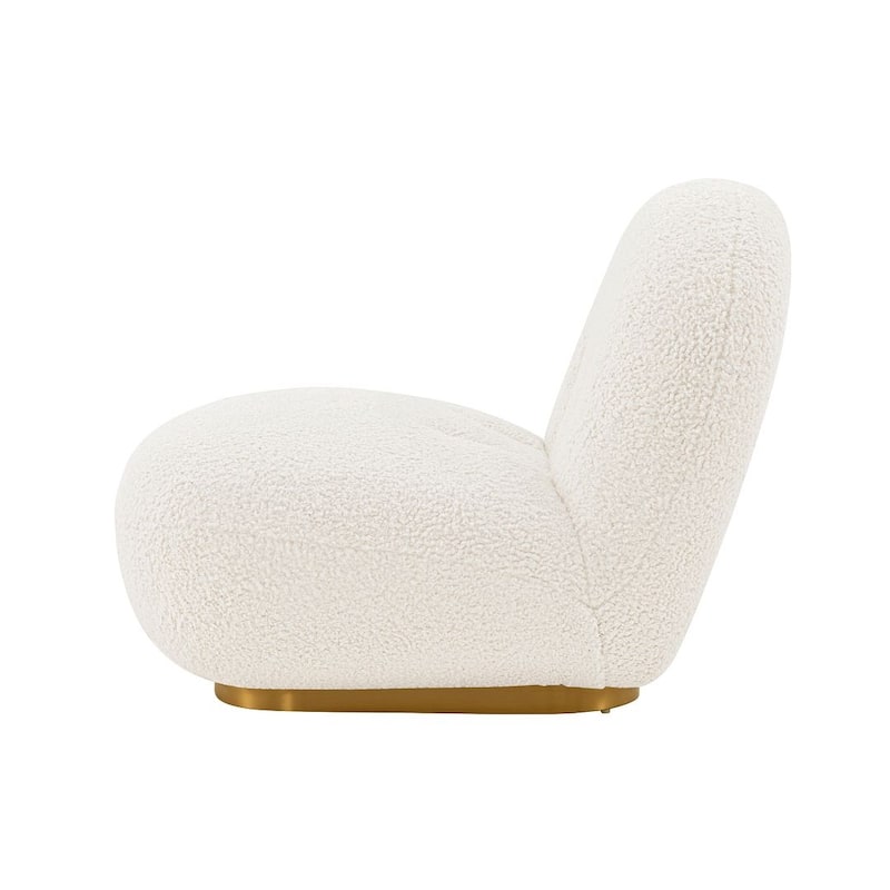 Manhattan Comfort Modern Lia Boucle Dining Armchair