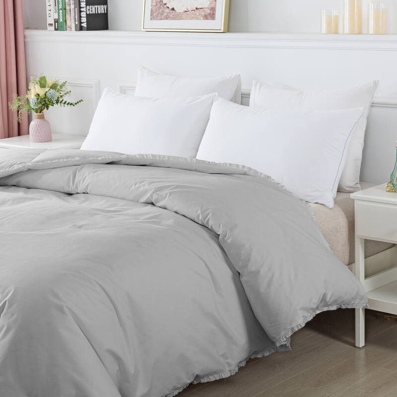 Ruffled Edge Down Comforter