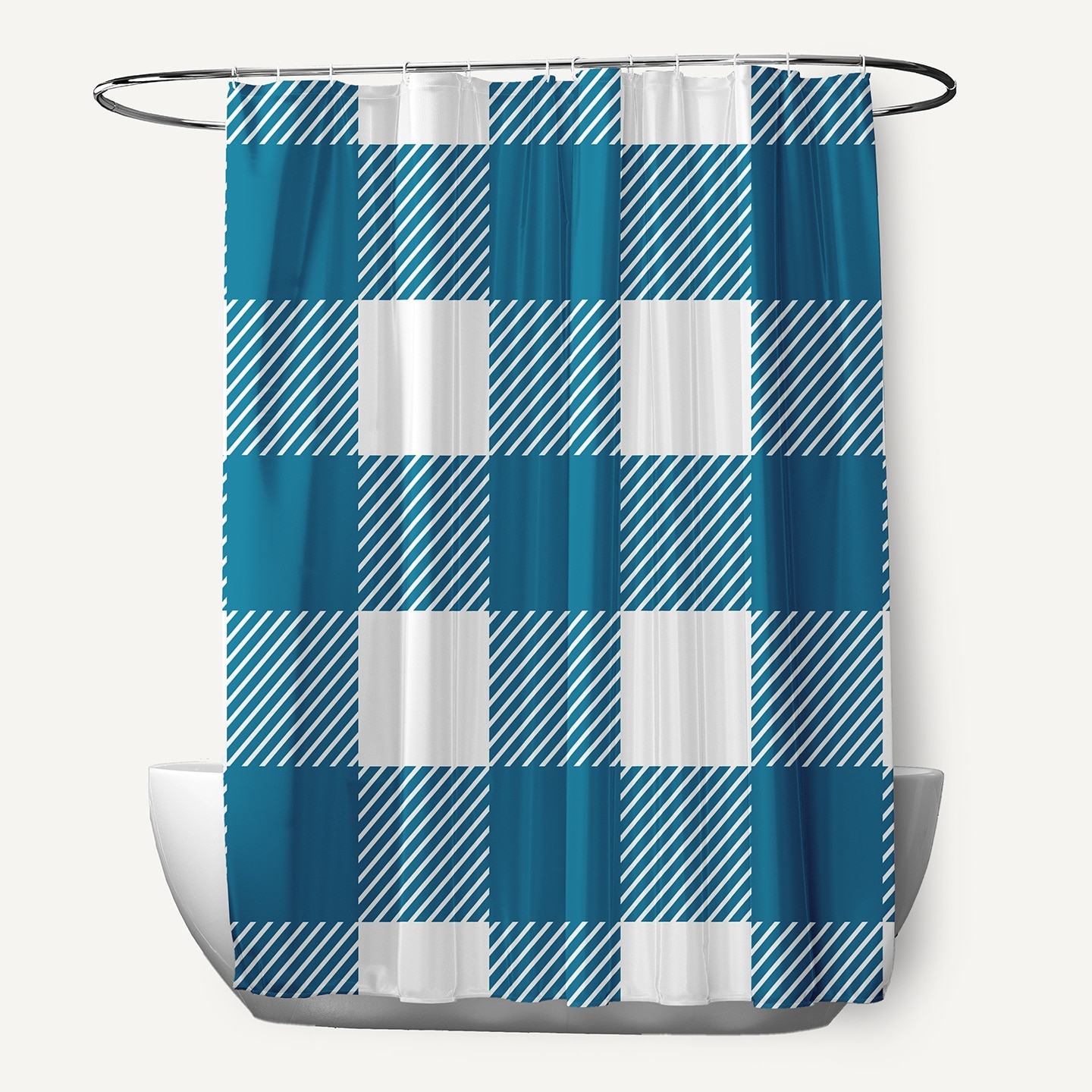 Buffalo Plaid Shower Curtain