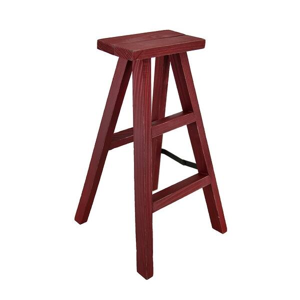 Shop Rustic Folding Decorative Wooden Step Ladder Display Stand