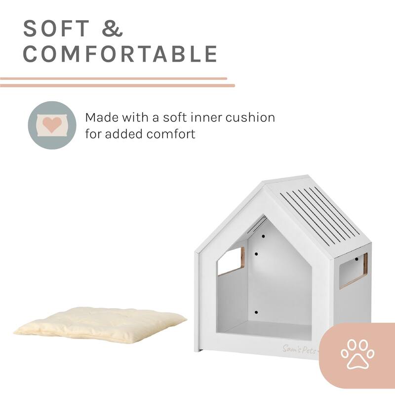 Forest 23'' Dog House In White Oak - 23