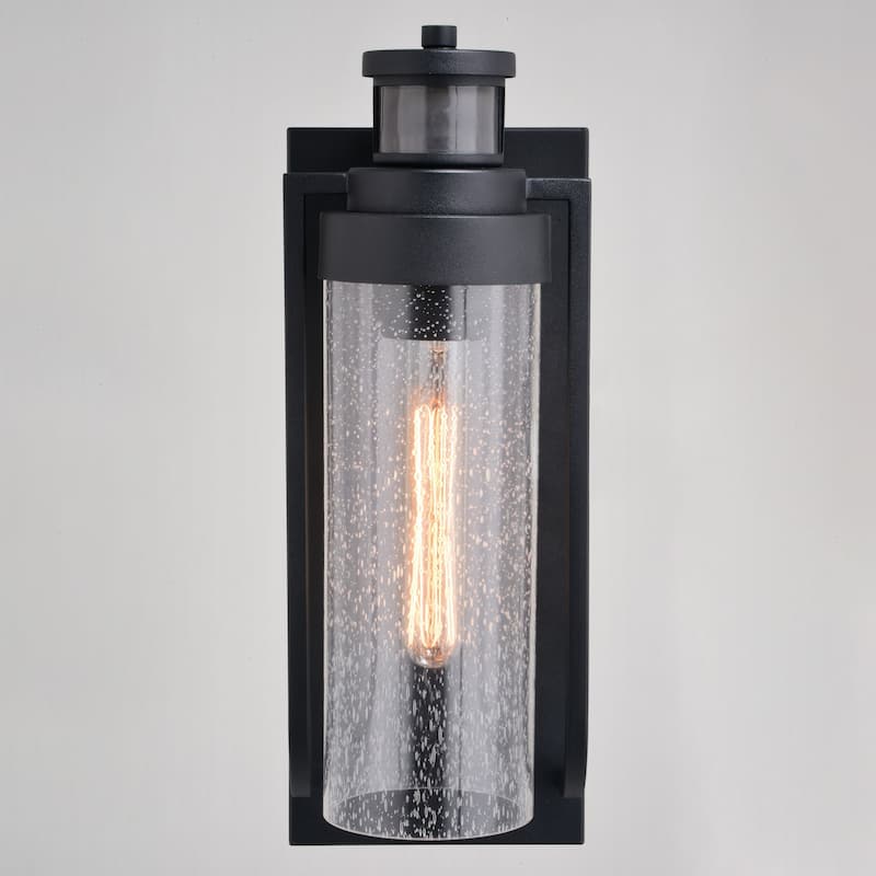 Vaxcel Lighting T0749 Lawton 16" Tall Outdoor Wall Sconce with Clear,