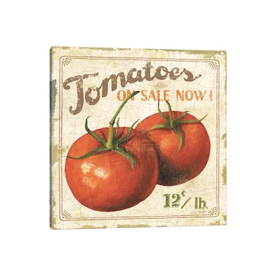 iCanvas "Tomatoes on Sale Now (On Special I)" by Lisa Audit Canvas Print