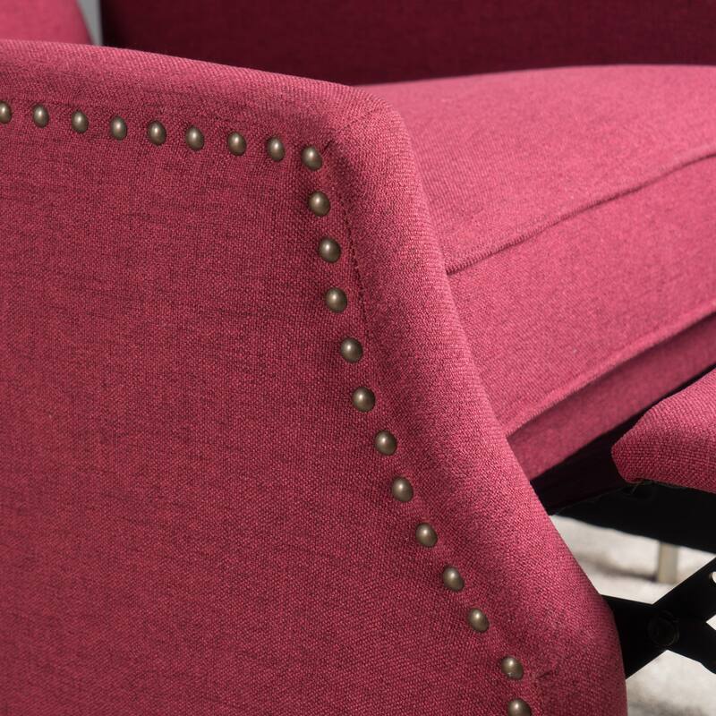 Wescott Wingback Pushback Recliner by Christopher Knight Home