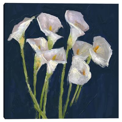 Callas on Blue by Studio Arts Canvas Art Print