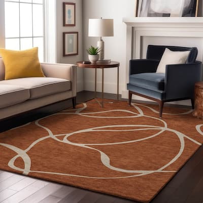Premium Washable Super Soft Abstract Dash Mayfield Rug