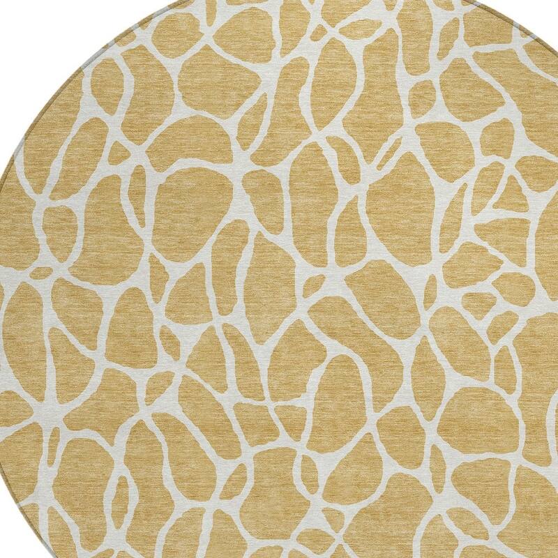 HomeRoots Geometric Transitional Rectangle Outdoor Rug