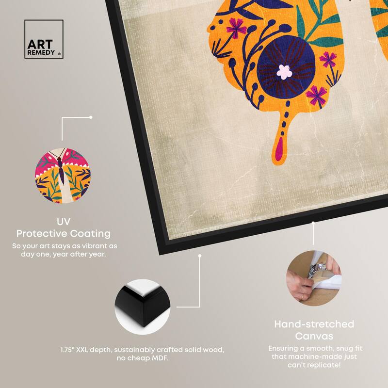 Butterfly Wings II Canvas by Art Remedy