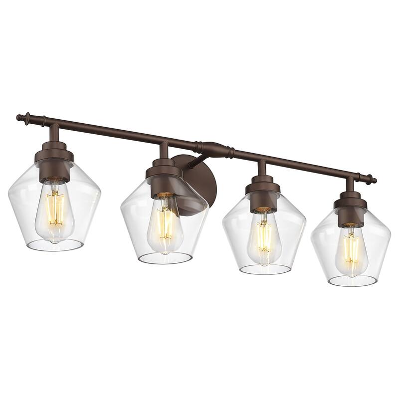 3/4-Light Modern Bathroom Vanity Light - 4-light - Oil-Rubbed Bronze