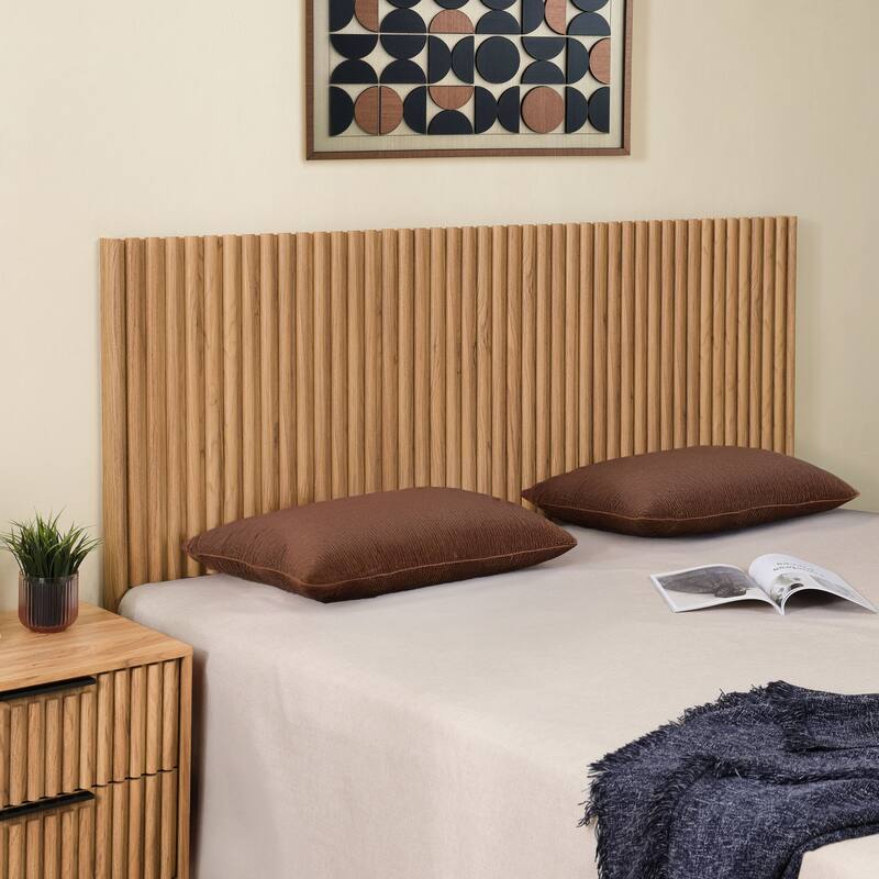 SAFAVIEH Home Telsi Mounted Headboard - Oak - King