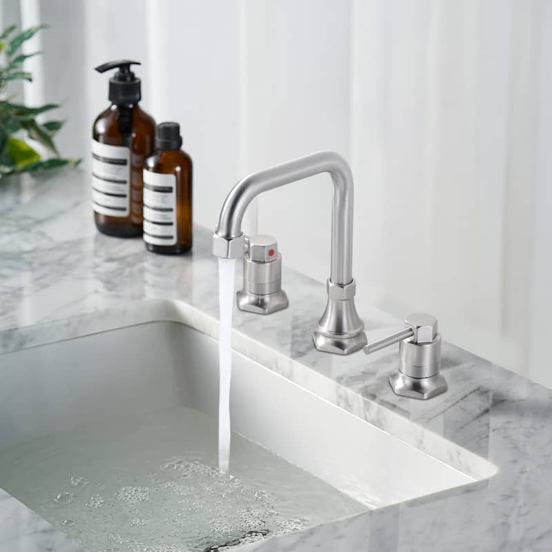 WOWOW Modern-Style Bathroom Faucet with Pop-Up Drain