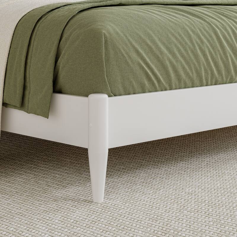 Orleans Solid Wood Low Profile Sleigh Platform Bed