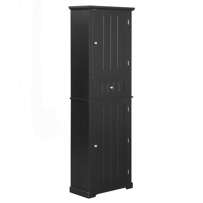 Versatile Freestanding Bathroom Cabinet with Multiple Features for Storage