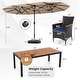 preview thumbnail 71 of 112, Costway 11 PCS Patio Wicker Dining Set with Double-Sided Outdoor - See Details