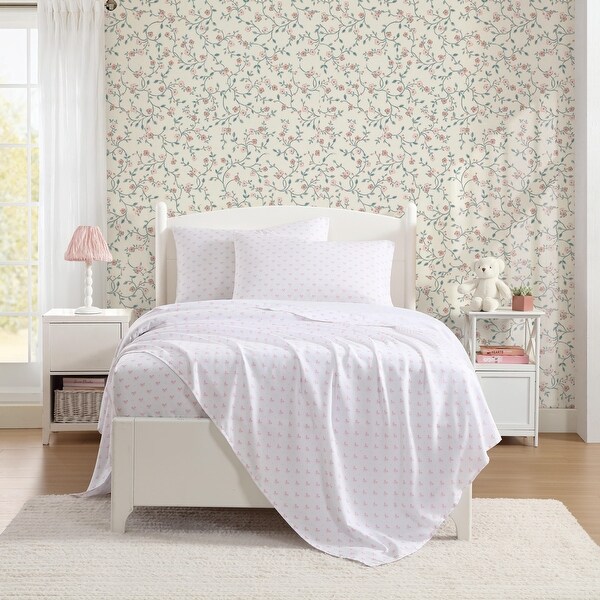Laura Ashley Kids Cozy Printed Sheet Set. - On Sale - buybuy