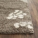 preview thumbnail 29 of 34, SAFAVIEH Florida Shag Nanny Floral Scroll 1.2-inch Thick Rug