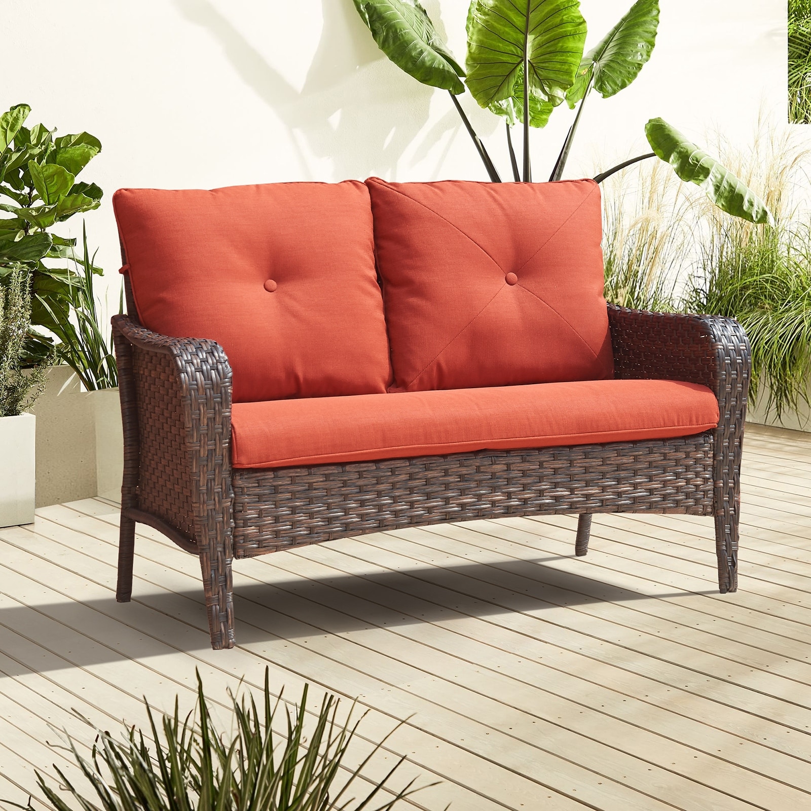 Outdoor sofa two discount seater