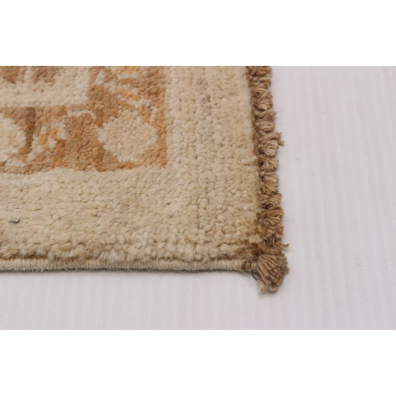ECARPETGALLERY Hand-knotted Chobi Finest Cream Wool Rug - 10'2 x 13'8