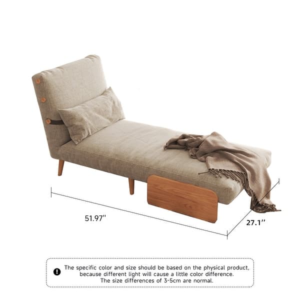 dimension image slide 15 of 22, JASIWAY Modern Upholstered Convertible Sofa Bed