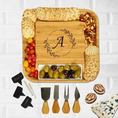 Personalized 11-piece Charcuterie Board by Picnic at Ascot