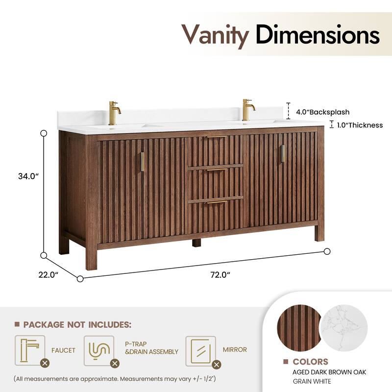 Shenzhen Bath Vanity with Composite Stone Top without Mirror