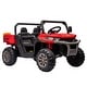 preview thumbnail 8 of 98, 24V Ride-On Dump Truck with Shovel, Remote Control, Two Seats, LED Lights, Ages 3-8