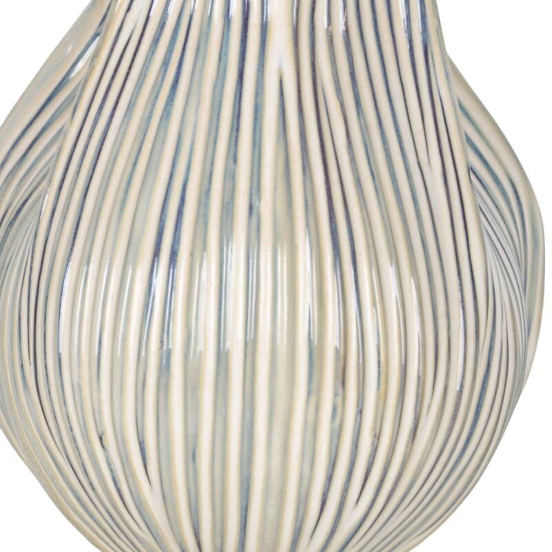 Ceramic Decorative Vase Handcrafted Unique Sculptural Curved Design