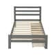 preview thumbnail 8 of 25, Wooden Platform Bed Frame with 2 Drawers & Headboard, Twin/Full Size