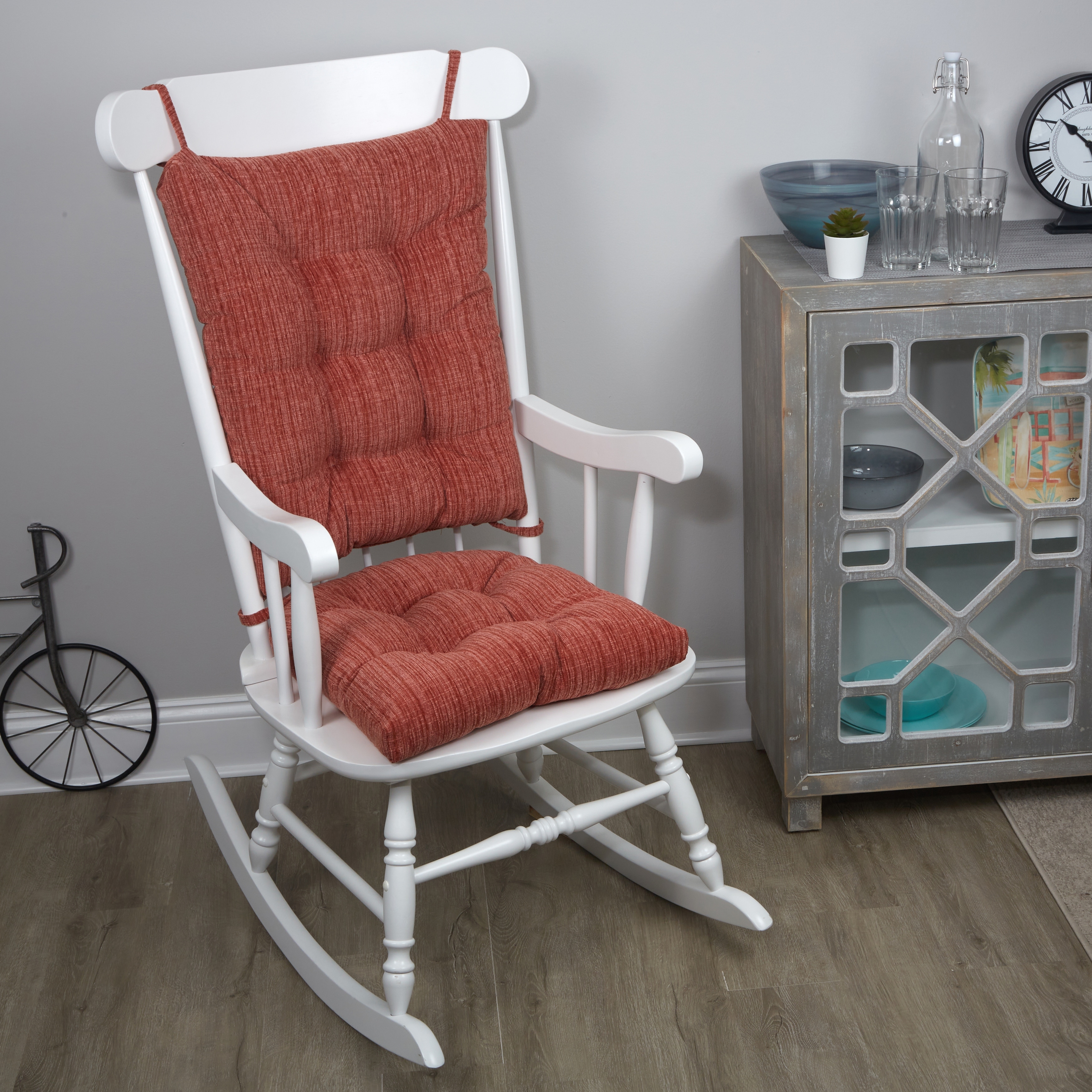The Gripper Non Slip Polar Jumbo Rocking Chair Cushions Jade