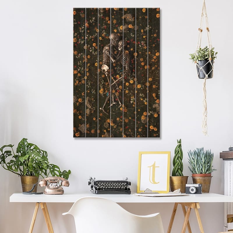 Memento Mori II Print On Wood by Nicebleed - Multi-Color