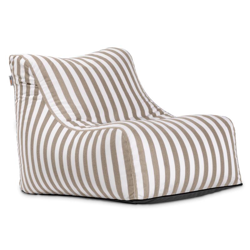 Jaxx Ponce Outdoor Bean Bag Chair - Weather Resistant Patio and Poolside Lounge Seating