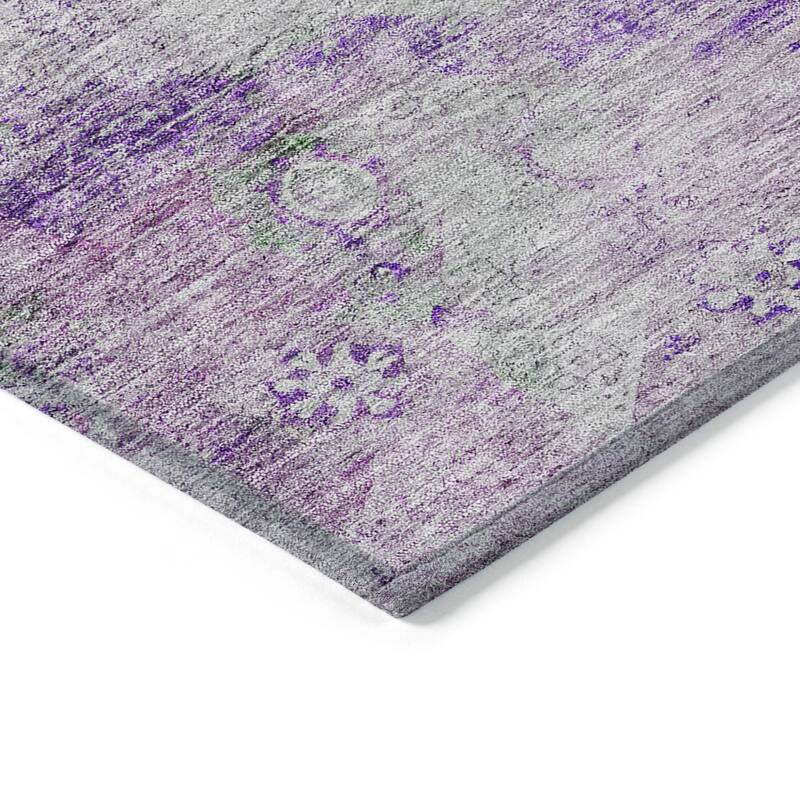 HomeRoots Oriental Traditional Rectangle Outdoor Rug