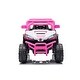 preview thumbnail 2 of 4, 12V Ride-On Car with One-Button Start, High-Low Speed, Music, LED Lights & Remote Control - Fun & Functional - Pink