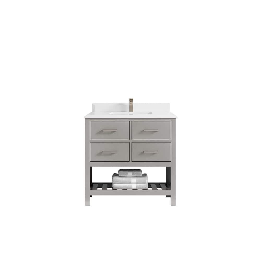 Willow Collections 36 in. W x 22 in. D Parker Single Sink Bathroom Vanity with Countertop