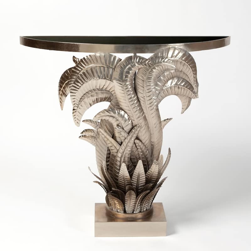 Acanthus Console - Nickel
