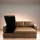 preview thumbnail 57 of 71, Reversible Sectional Sleeper Sofa with Storage Chaise & Pull-Out Bed
