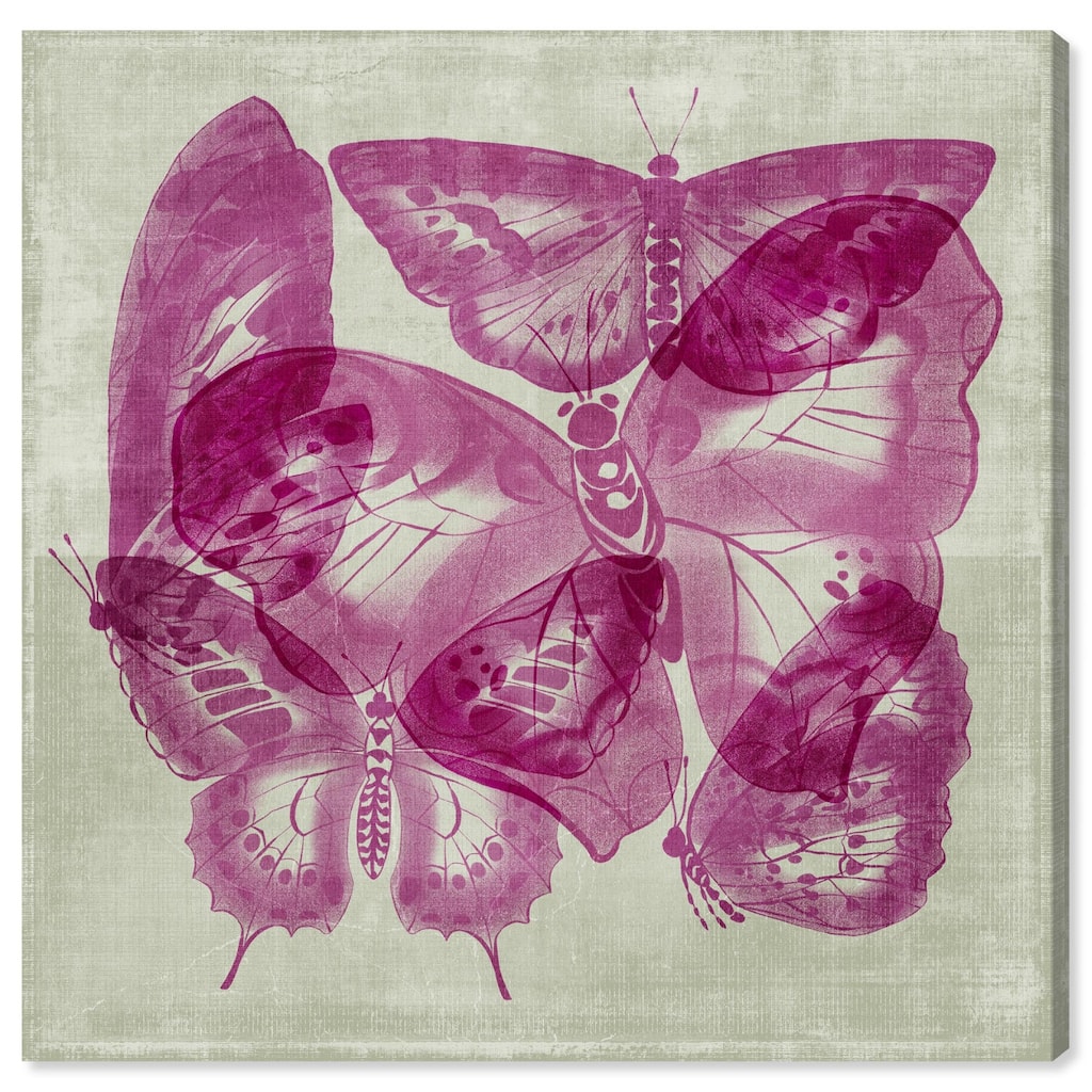 Fluttering Wings Canvas by Art Remedy, Gallery Wrapped