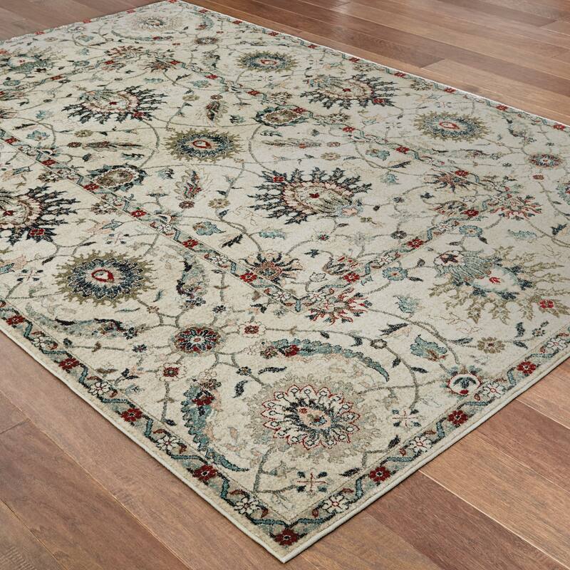 Style Haven New Traditions Floral Dense Pile Area Rug