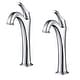 preview thumbnail 28 of 38, KRAUS Arlo Single Handle 1-Hole Vessel Bathroom Faucet w/ Pop Up Drain Chrome (Pack of 2)
